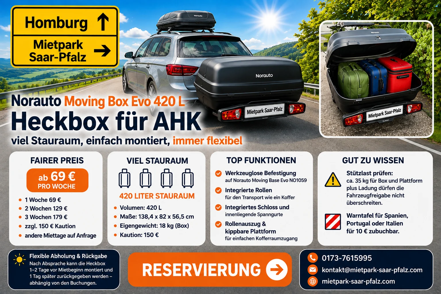 Norauto Moving Box Evo 420 L - Produktbild 1 von 9